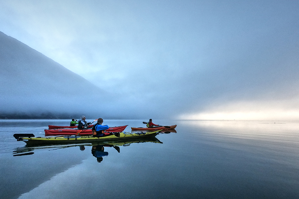 [photos] Le lac d’Aiguebelette en kayak