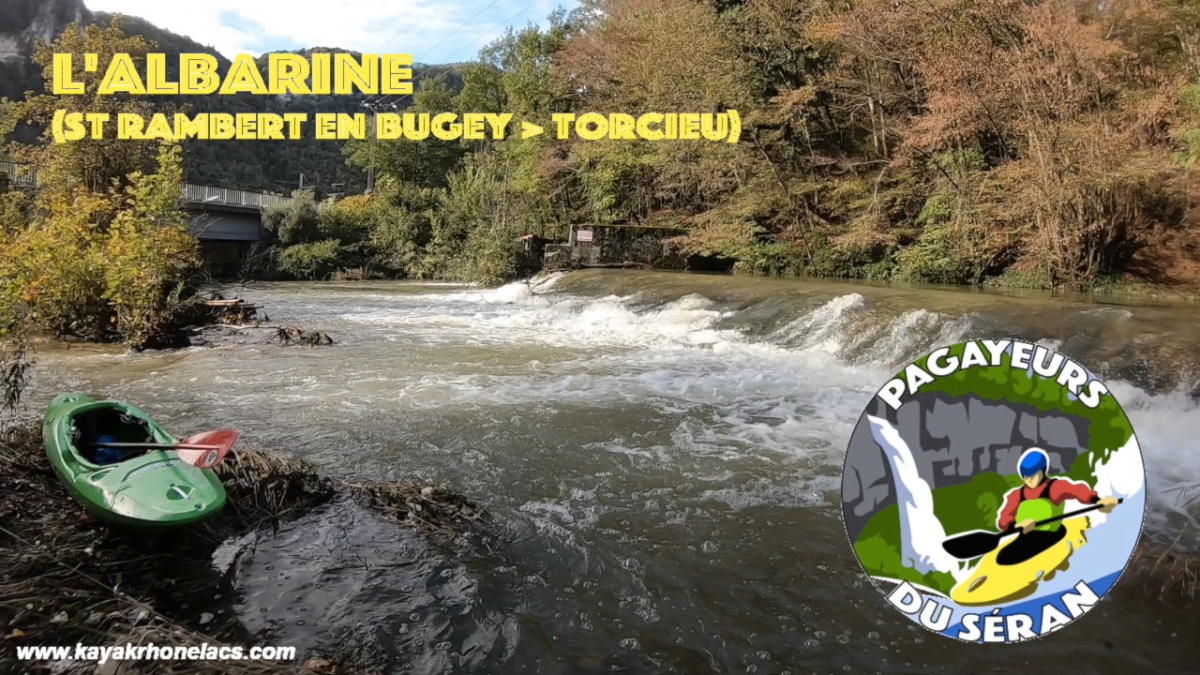 [Vidéo]: « L’Albarine » St Rambert en Bugey > Torcieu (16m3/s)